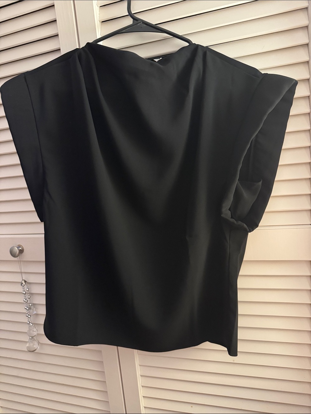 Amanda Uprichard black blouse Size Small NWT